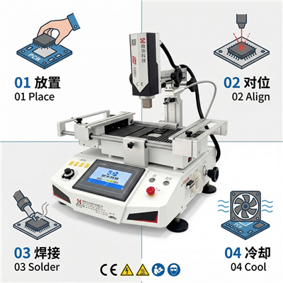 Hetelucht-soldeerstation